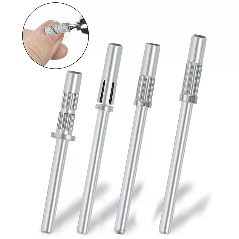 1 個 3.1 ミリメートルマンドレルビット爪用ステンレス鋼サンディングバンドマニキュア用サンドペーパーリングホルダー 3/32 ネイルドリルアクセサリー