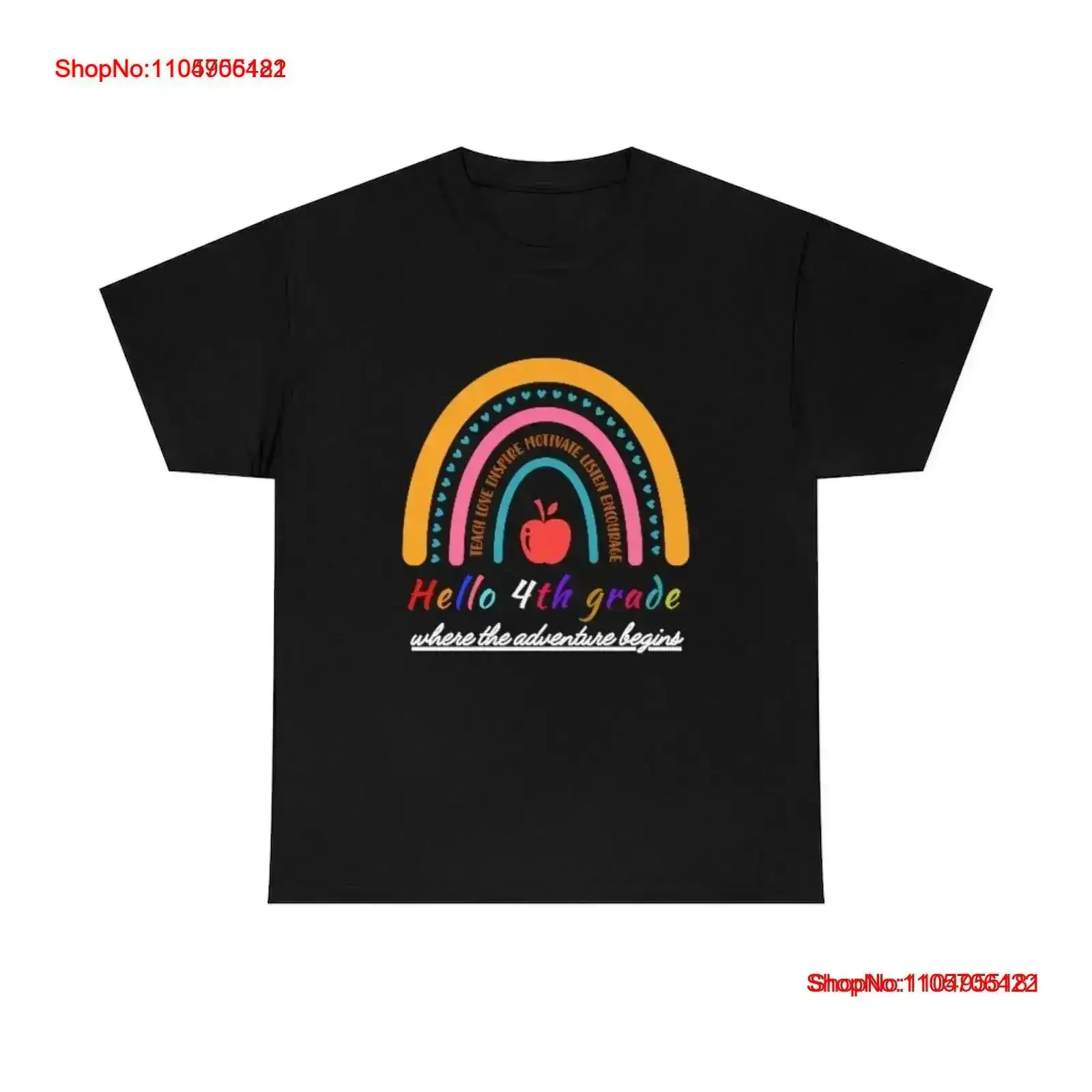 Hello Fourth Grade T Shirt 4th First Day of School Back to teacher s vintage Washed Comfortable Stylish Breathable fashion Soft