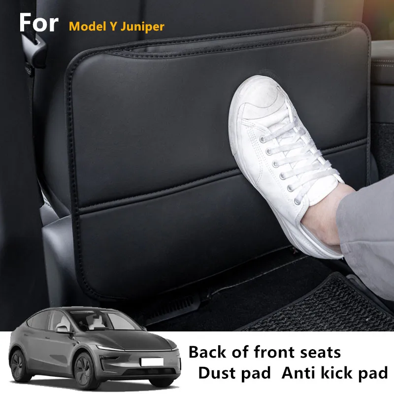 for Tesla's updated  Model Y Juniper, seat anti kick pad, rear row modified protective pad, interior accessories
