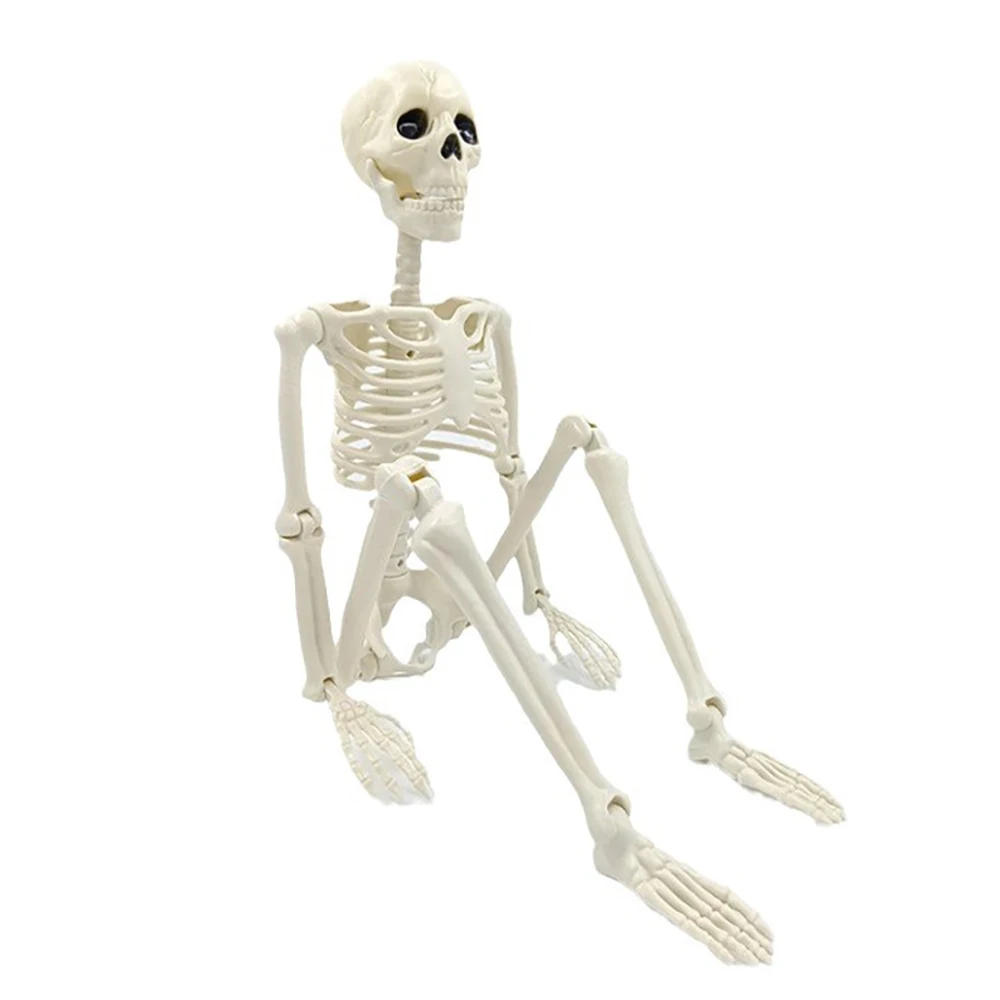 40cm Halloween Human Shape Skeleton,Posable Skeleton,Human Shape Bones,Halloween Herror Decorations,Haunted House Horror Props