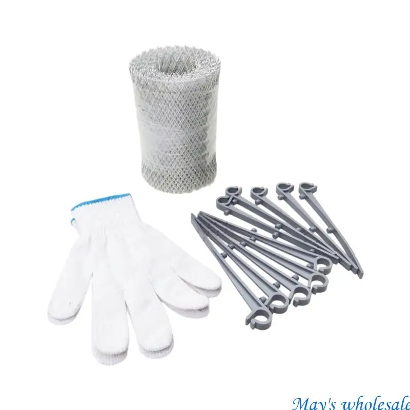 

Прочная защита желоба из нержавеющей стали предотвращает засорение системы дома 448A