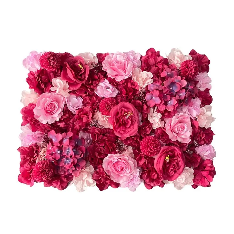 Wedding Decorative Flower Wall Artificial Silk Flowers Home Decoration Accessories Party Backdrop Photography Props Customized