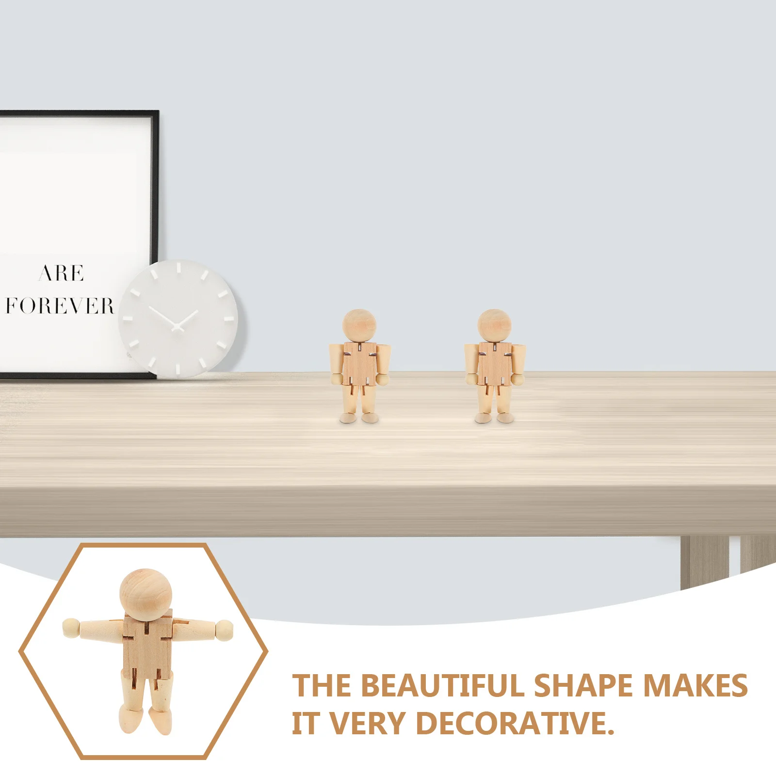 4 Stücke Holz Nussknacker Soldaten Unbemalt DIY Handgefertigte Kreativität Sets Langlebige Dekorative Holz Menschen Figuren Malerei