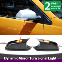 2x Dynamic Blinker LED Turn Signal Light Indicator Side Mirror Lamp For VW Polo MK4 9N 05-09 For Skoda Octavia MK2 1Z 04-10