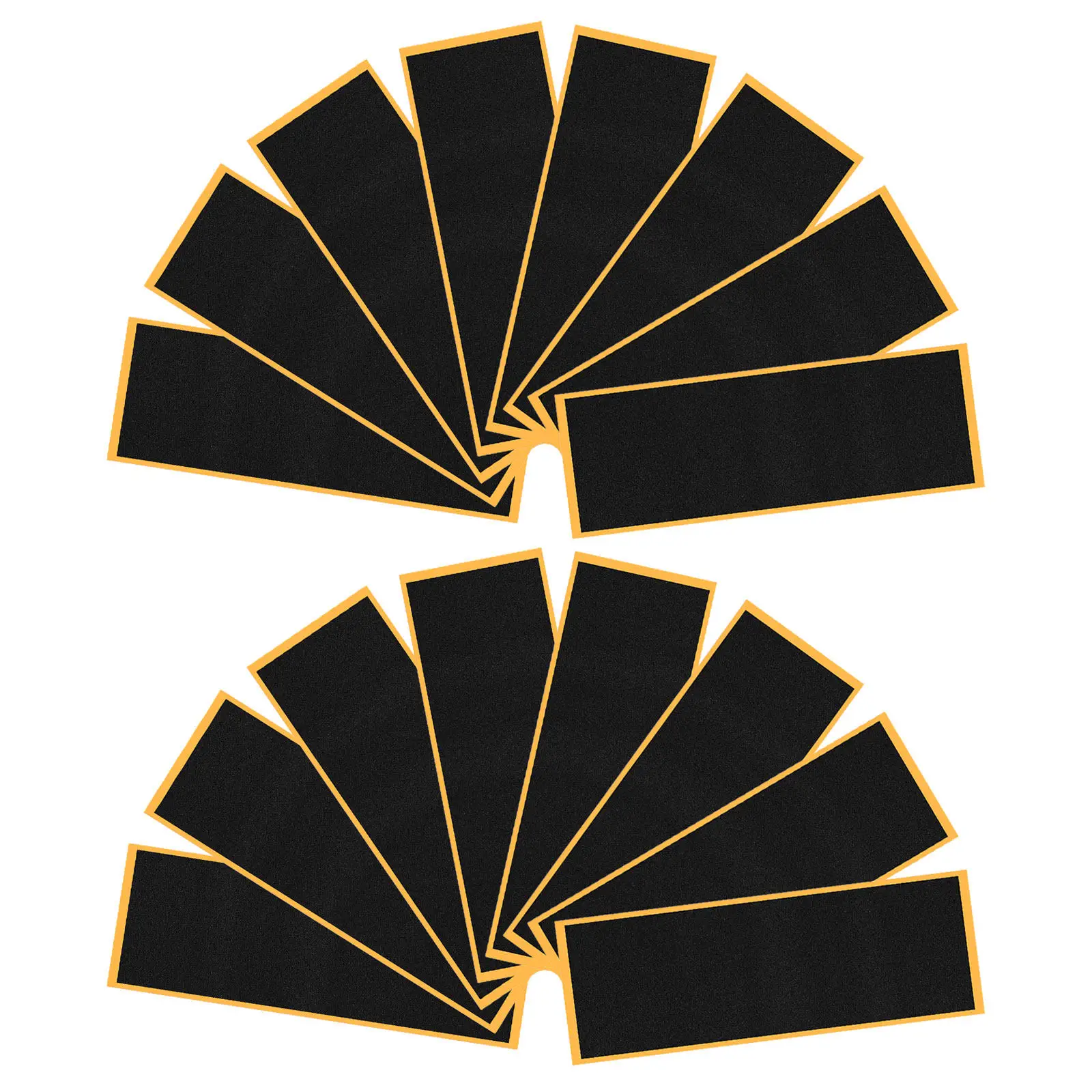 16pcs Fingerboard Grip Tape 38Mm X 110Mm Non Slip Foam Traction Pad Soft Matte Surface High Friction For Mini Skateboard