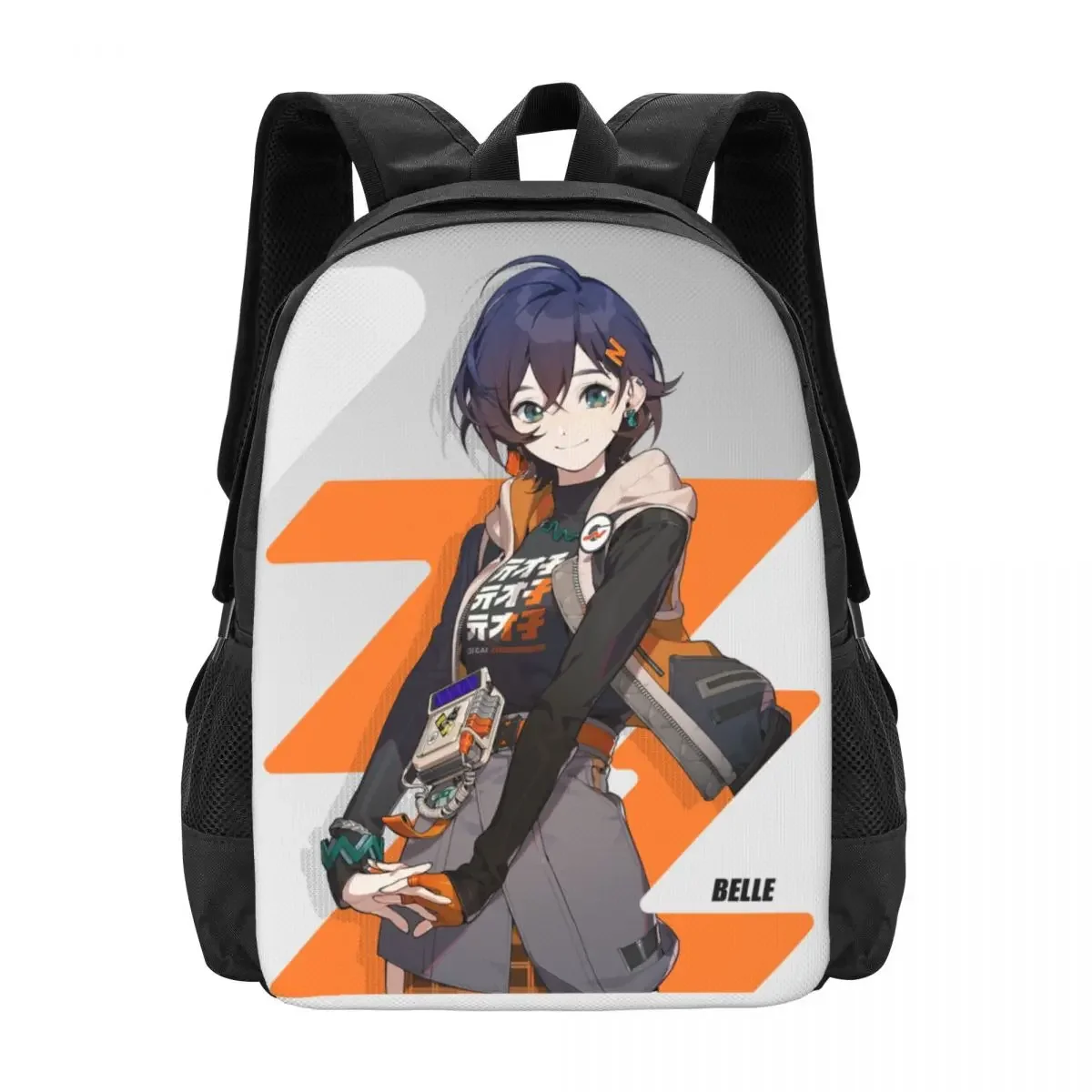 حقيبة ظهر للكمبيوتر المحمول للسفر من Anime Game Zenless Zone Zero ZZZ، حقيبة كمبيوتر مدرسية للكلية التجارية هدية للرجال والنساء #2