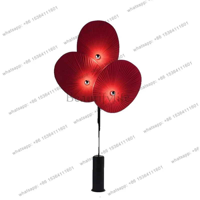All-copper designer sense commercial dopamine French vertical side bedroom light luxury luminous ornament