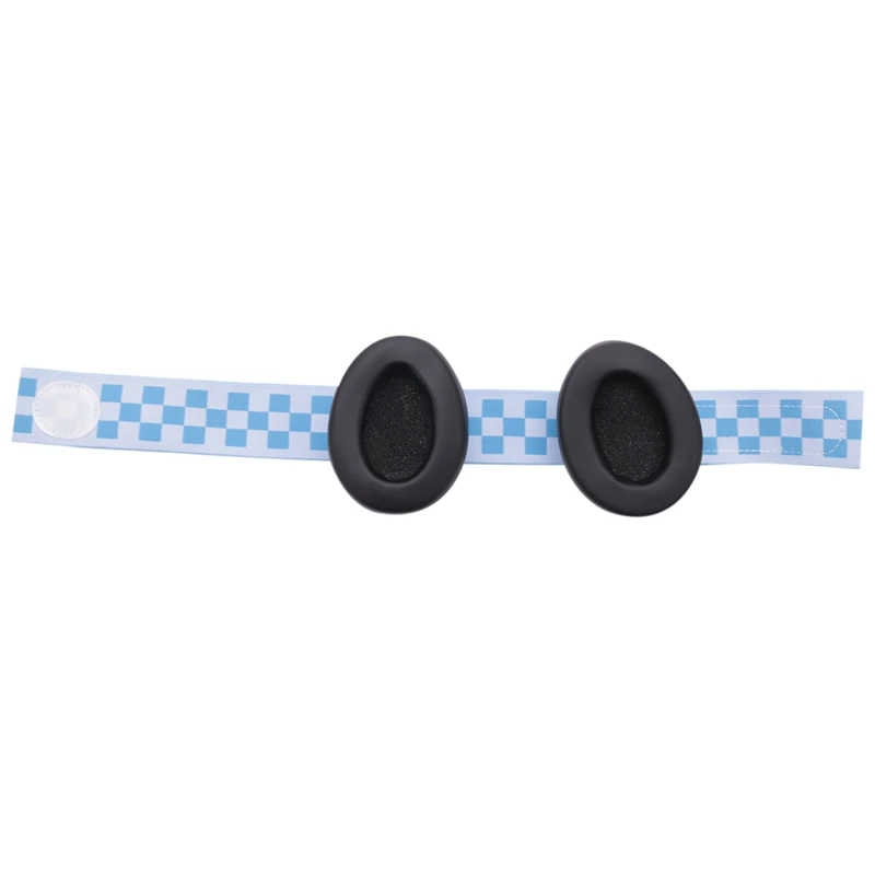 ASDS-1 Pair Baby Anti-Noise Earmuffs Elastic Strap Ear Protection Baby Earmuffs Soundproof Hearing Headphone Ear Protector