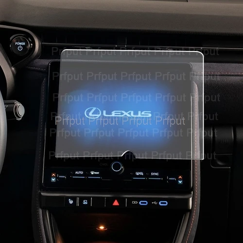 Imagen 2 del producto Protector de pantalla de vidrio templado para Lexus LBX 2024 2025, película protectora de pantalla LCD de navegación de 12,3 pulgadas, pegatina antiarañazos