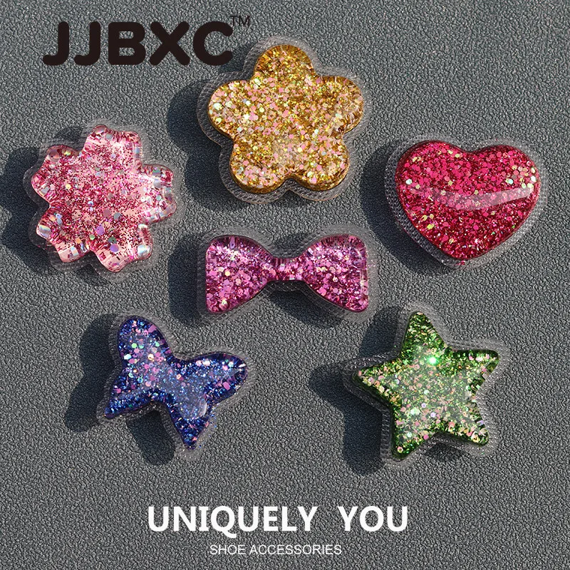 

JJBXC CHARM обувь с пряжкой, аксессуары для обуви, блестящие аксессуары для модной обуви «сделай сам», подходят для обуви с перекрестием