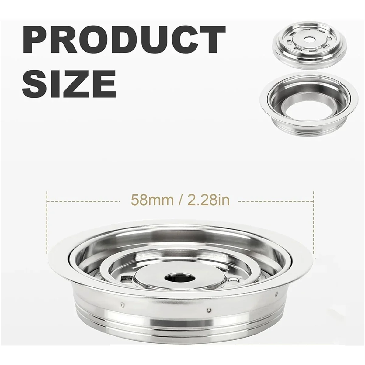 AD30-Coffee Capsule Adapter for Vertuo Machines,Stainless Steel Coffee Pod Adapter for Vertuo /Vertuo Next 150ml