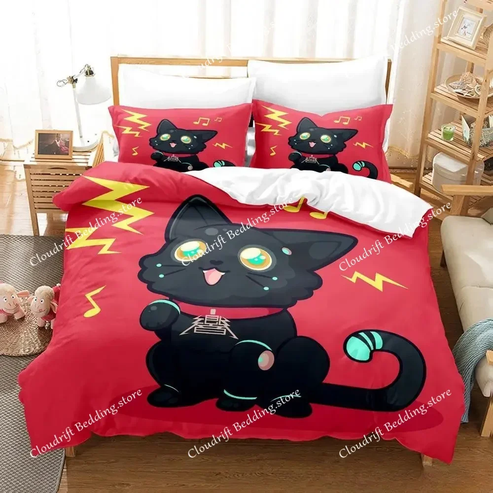 

3d Print Game Hi-Fi Rush Bedding Set Single Twin Full Queen King Size Bed Set Adult Kid Bedroom Duvet Cover Sets Home Textiles02