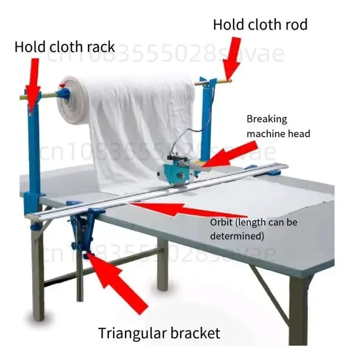 Mini Textile Non-woven Fabric End Cutting Machine Vertical Roller Blind Automatic Straight Knife Fabric Cutting Machine