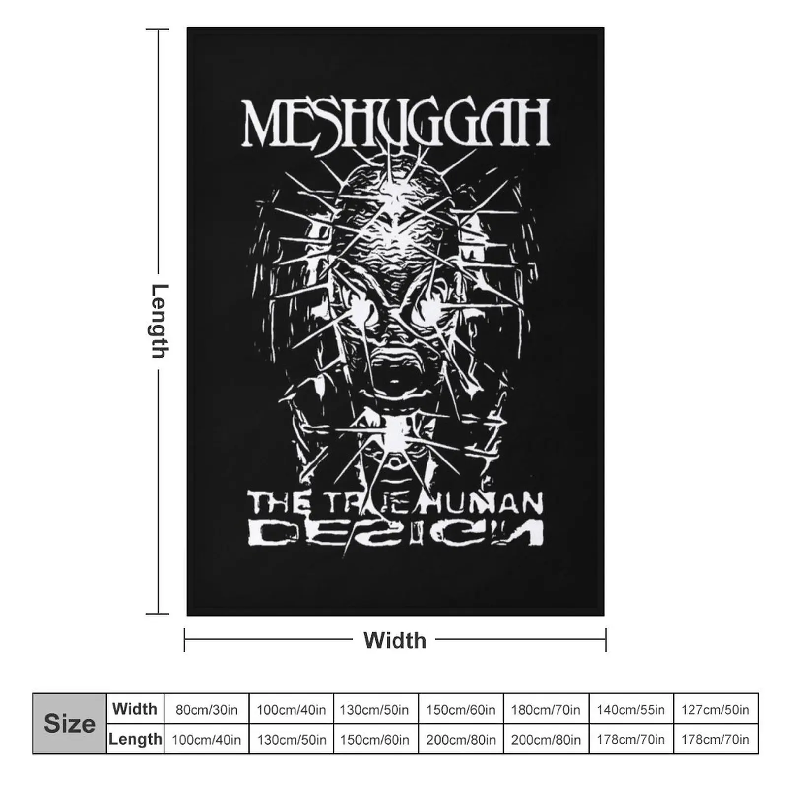 Meshuggah Throw Blanket halloween Baby Soft Blankets