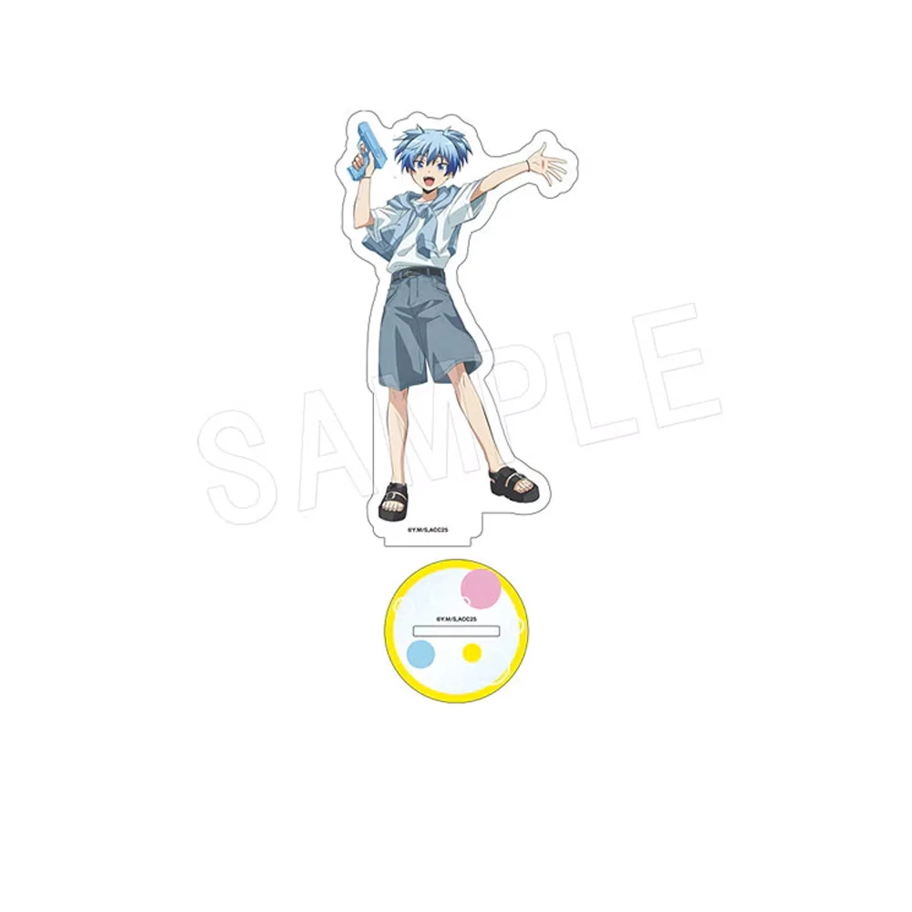 Assassination Classroom Summer Outfit Ver 15CM Double Sided Acrylic Stand Keychain 2026 New Anime Stand Nagisa Shiota Desk Decor