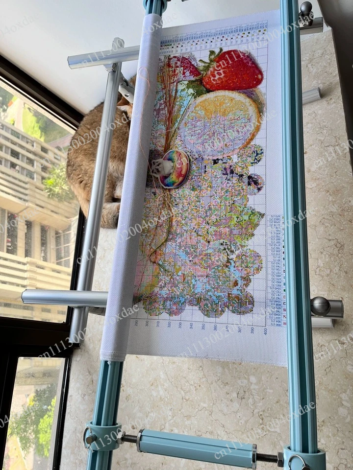 70cm  90cm Aluminum Alloy Reinforced Adjustable Cross-stitch Frame Bed