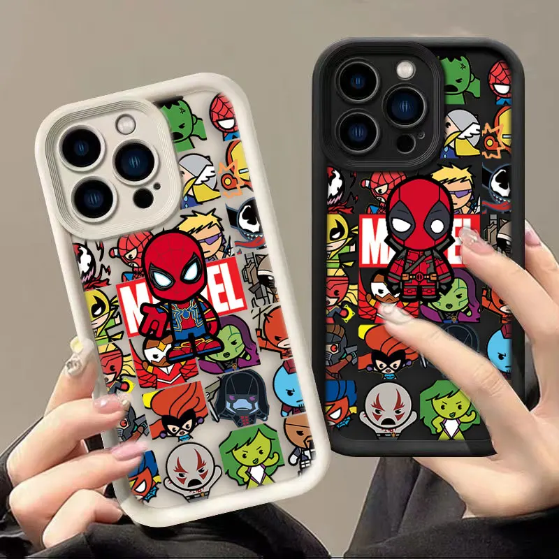 Marvel Iron Spider Man Venom Phone Case For OPPO A5 A60 A7X A9 A16 A16K A92S RENO 2 3 5 6 FIND X3 X5 R11 PRO LITE 4G 5G Case