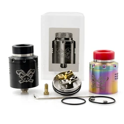 Vmiss-Atomiseur réglable à flux d'air réglable, fréquence lapin V3 RDA, bobine unique pour touristes, admission réglable, 510 Squonk BF PIN, 24mm