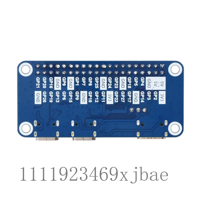 Microcontroller Development Board, Onboard DVI Interface TF Card Slot Type‑C Port Mainboard for Raspberry Pi RP2350 Pico2 Chip