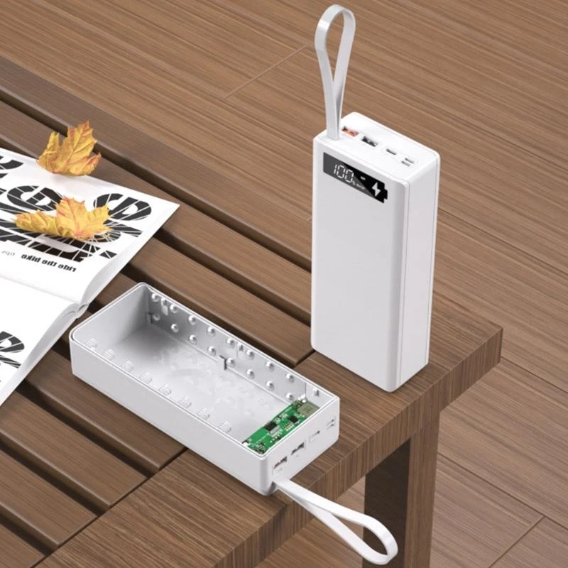 

Q5WA QC3.0 16x18650 аккумуляторы DIY Box держатель для чехла быстрое зарядное устройство для корпуса ЖК-дисплея A