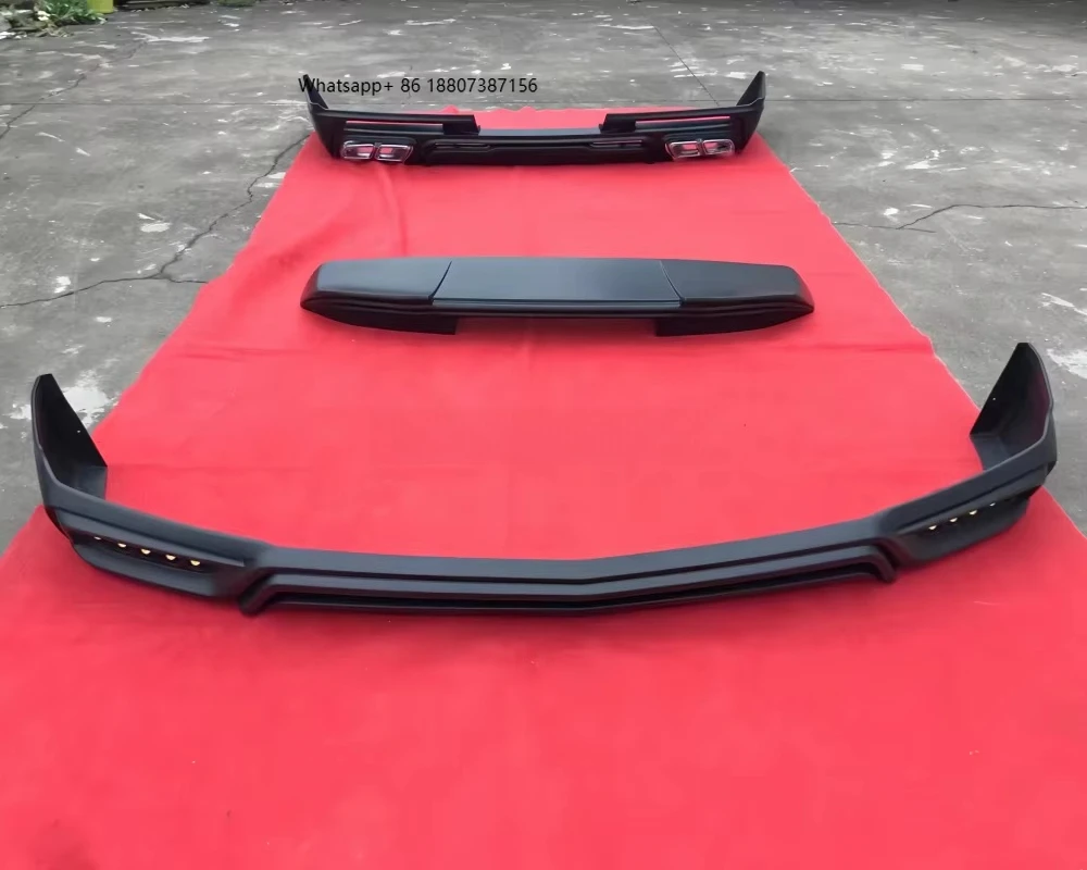 

Upgraded ZERO Style Body Kit forCadillac Escalade Front Lip Rear Bumper Roof Spoiler 2015-2019