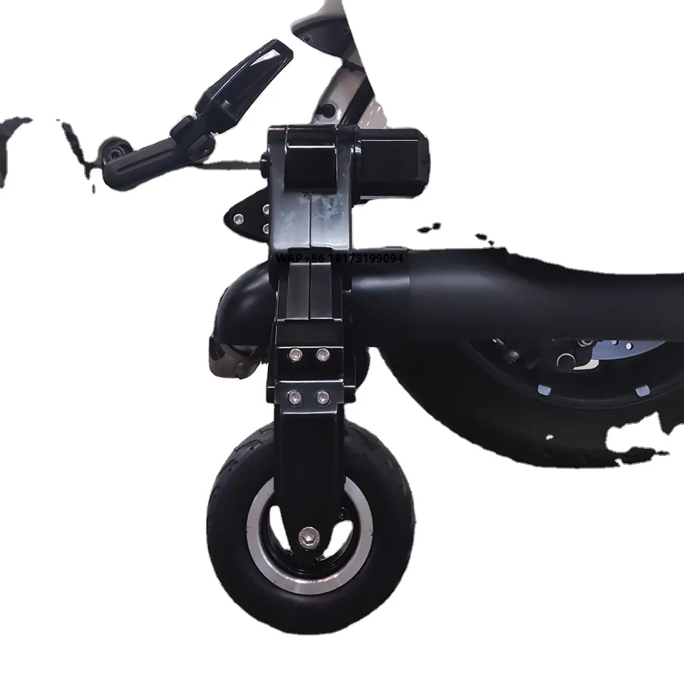 2005 Gl1800 Landing Gear Chrome Motorcycle Auxiliary Parking Bracket Frame with Flex Gear Landing Wheels Riding Start