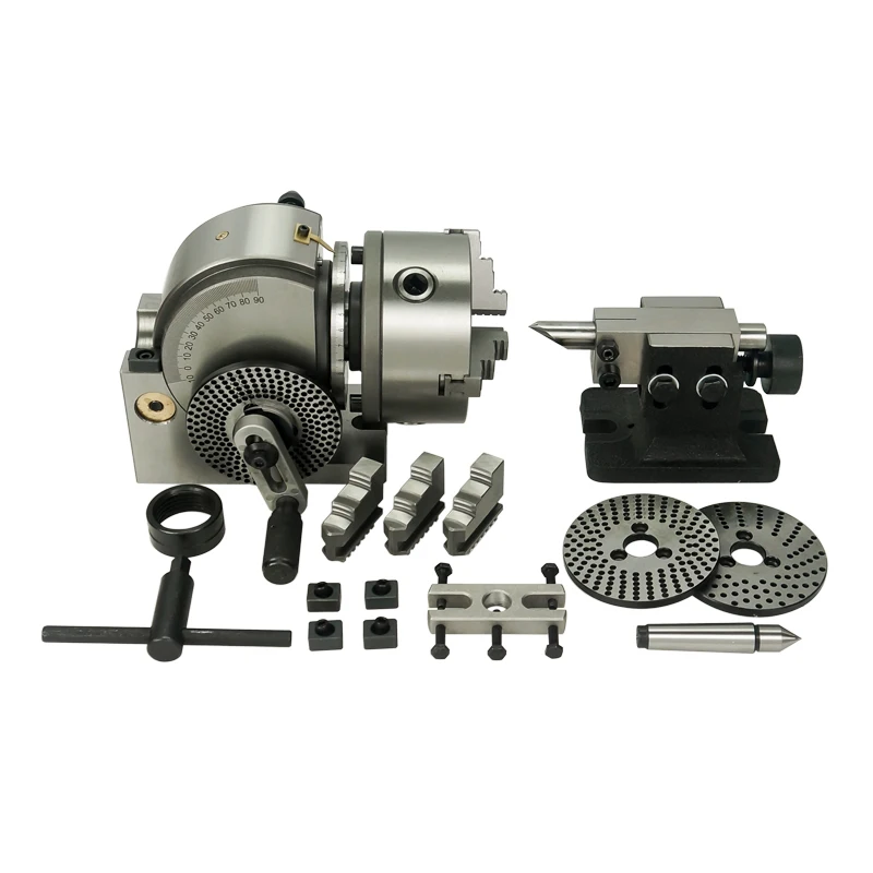 

Прецизионный полуBS-0 5-дюймовый 3-кулачковый патрон, универсальная делительная головка, фрезерный станок, инструмент с вращающейся головкой стола для точного фрезерования