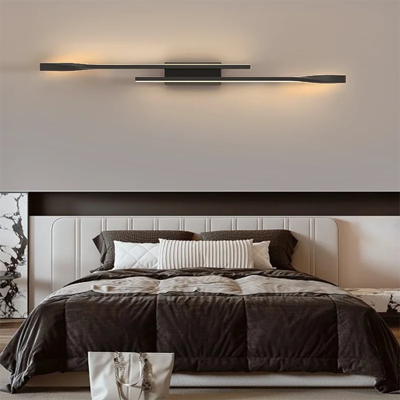 

Minimalist LED Corridor Hallway Foyer lights Nordic Staircase balcony bedroom background wall lights up down Indoor Wall light