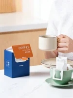 Disposable Coffee Filter Bags Portable Drip Coffee Paper Pack Hanging Ear Espresso Coffee Accessories Tea Brewing Tools 6
