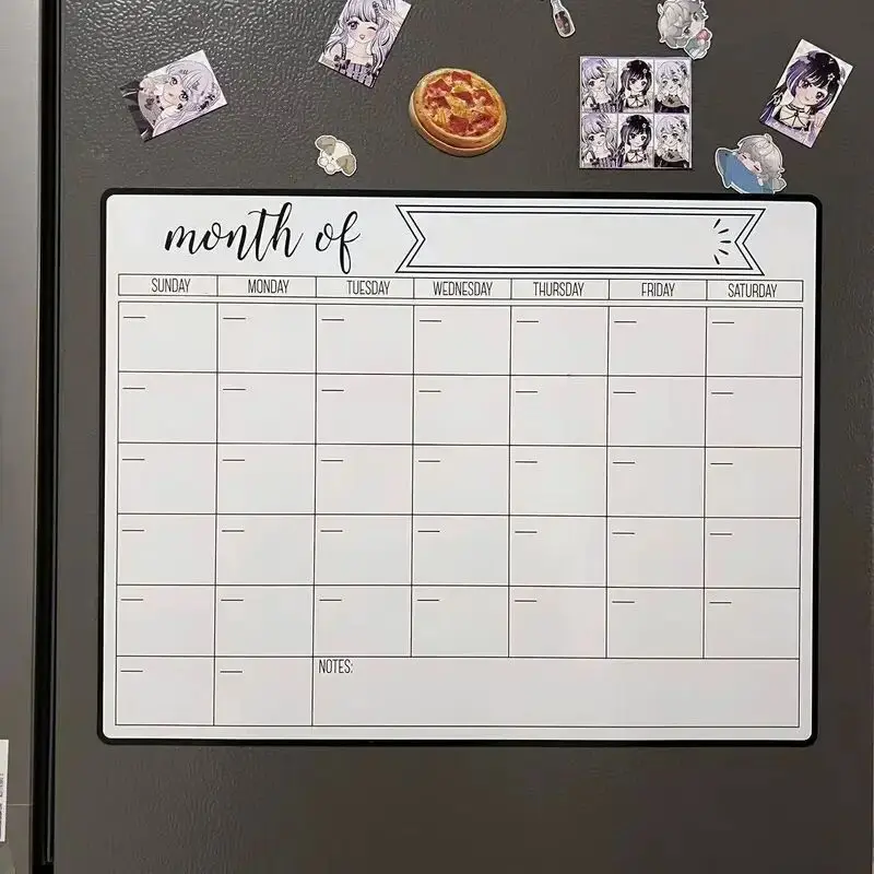 سبورة بيضاء مغناطيسية مع علامات، لوحة مسح جاف للمكتب والمدرسة والمنزل، إطار من الألومنيوم وسهل التنظيف، مثبتة على الحائط أو سطح المكتب