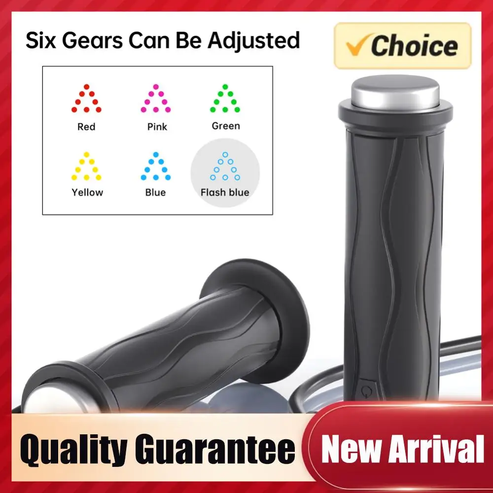 

DC 12V Motorcycle Hand Heated Grips Silicone Adjustable Hot Grip Handle Motorcycle Heating Handlebar Motorcycle Parts for Winter