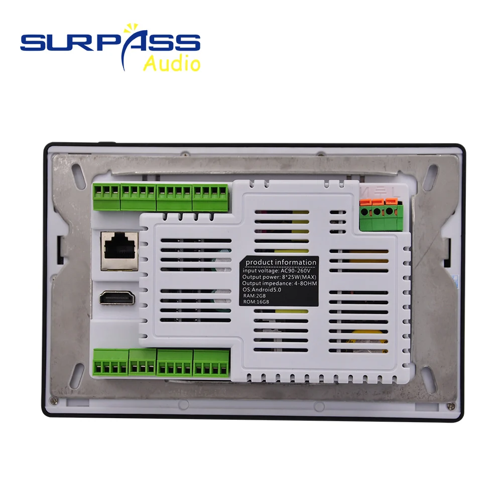 WIFI Bluetooth No Sistema De Parede Amplificador Android Microfone Sem Fio Home Theater Fundo Música Karaoke Som Amplificador