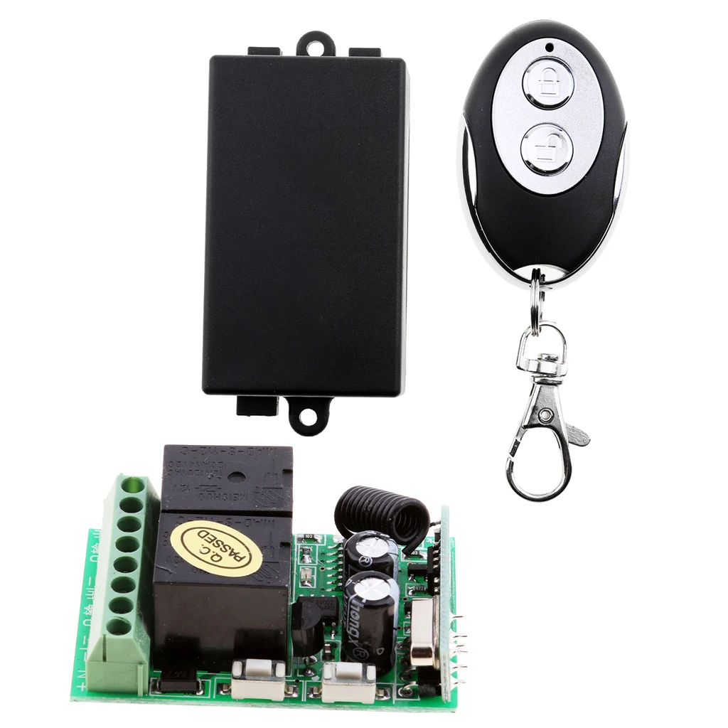 DC12V RF Remote Control Receiver + Transmitter for Garage Door Gate