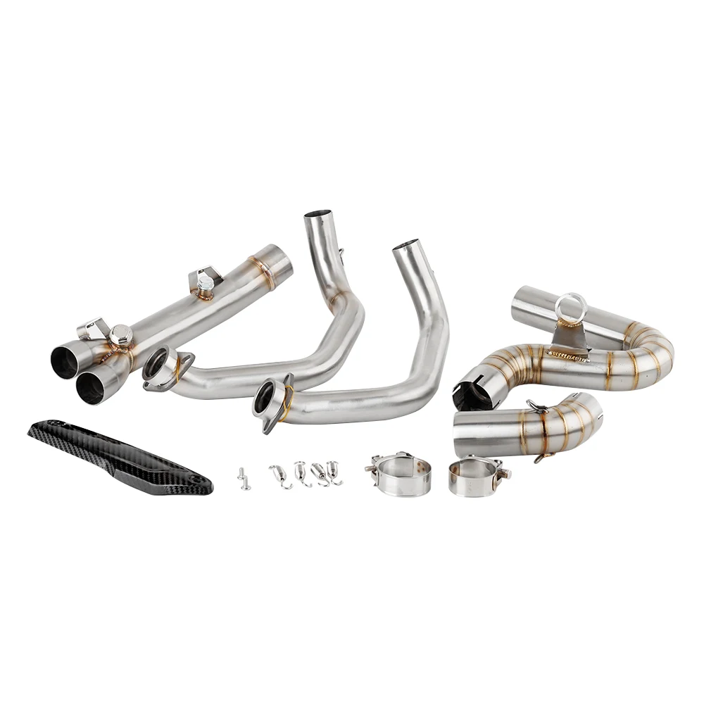For BMW F900R  / XR    2020-2024  For Original Muffler Escape   Motorcycle Exhaust Header Link Pipe Slip-on