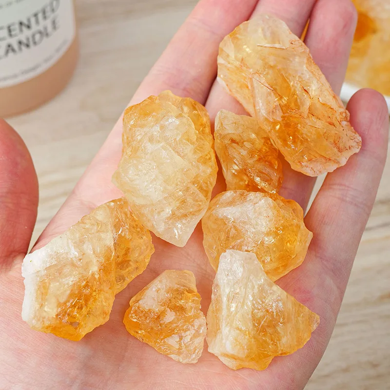 Natural Quartz Crystal Stones Topaz Ore Fluorite Irregular Shape Real Mineral Rock Reiki Healing Specimen Home Decor