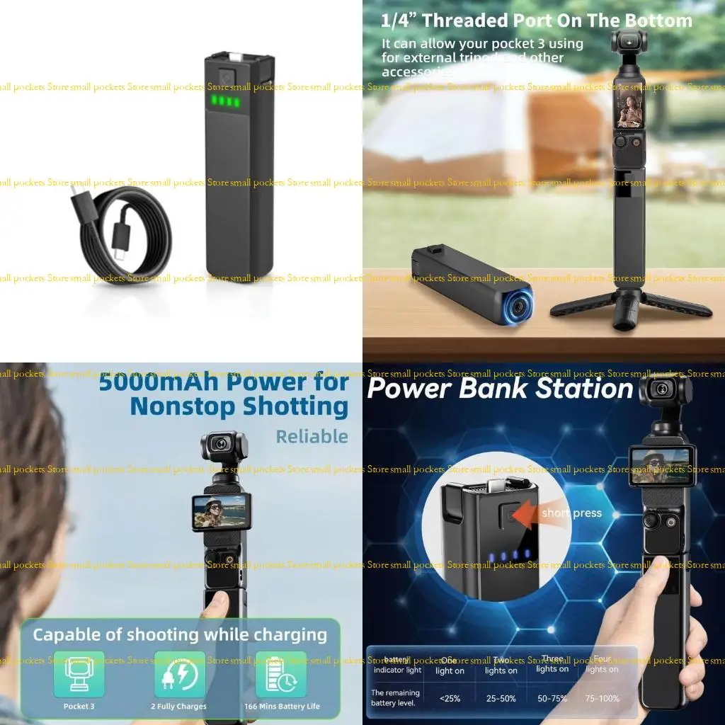 

Ручка аккумулятора камеры расширенного использования R1WD, 5000 мАч, быстрая зарядка с креплением для штатива