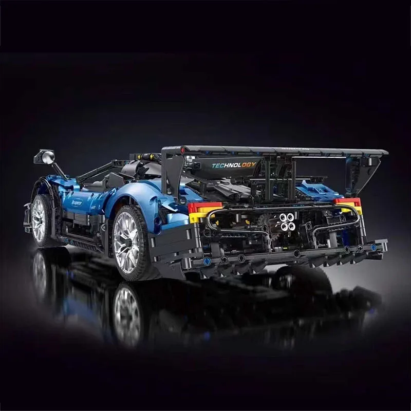 2289PCS Technical 1:10 Pagani Hyper Super Sport Car Building Blocks Construction Bricks Vehicle Toys Gift For Children Kids