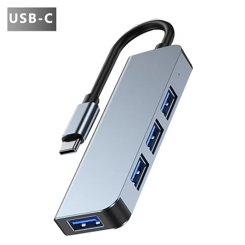 USB C HUB 3.0 Type C ไปยัง USB 3.0พอร์ต4 3.1แยกอะแดปเตอร์ OTG USB สำหรับ MacBook Pro 13 15 Air Mi Pro อุปกรณ์เสริม Huawei PC