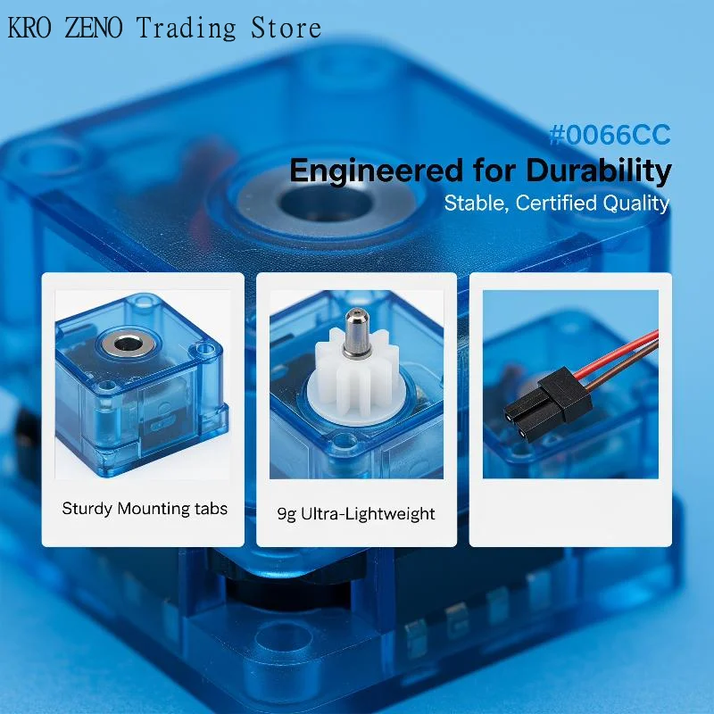 🔝 Kit de 6 micro-moteurs servo SG90 avec engrenages en plastique, 180/360 degrés, pour drone, jouet RC, production électronique DIY ✨