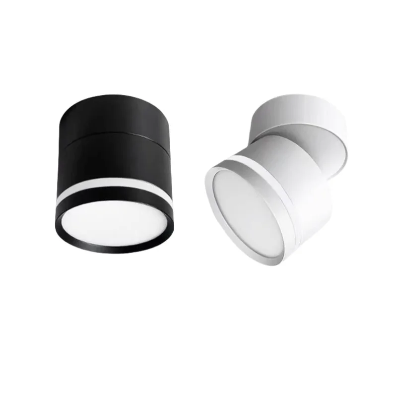 

Foldable Surface Mounted Dimmable Downlight 7W10W15W20W24W Ceiling Spotlight AC110V-220V Anti Glare Lamp Rotatable Store Parlor