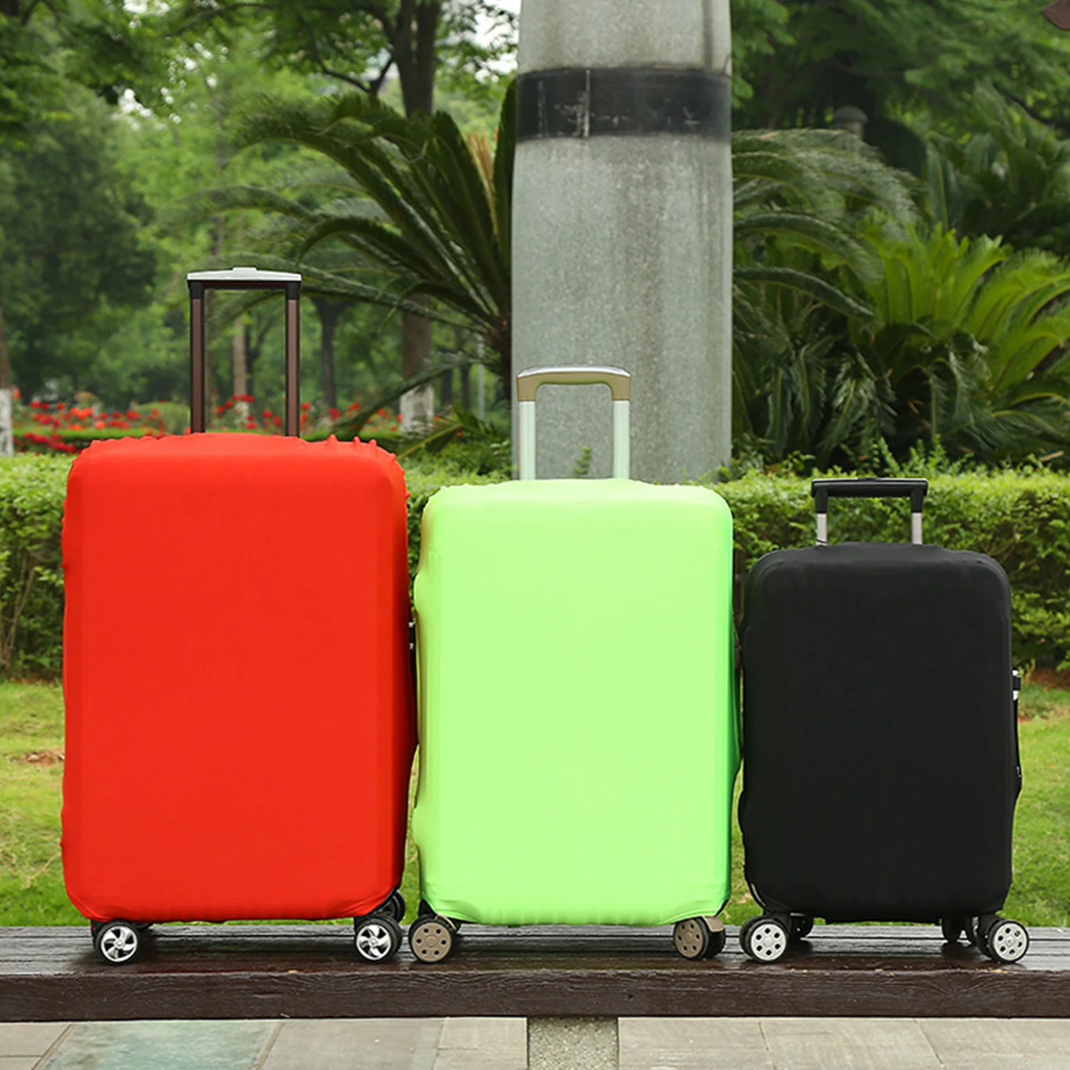 

Travel Luggage Cover Elastic Baggage Cover Suitcase Protector For 18 To 32 Inch Travel Accessories Luggage Supplies Dust Cover