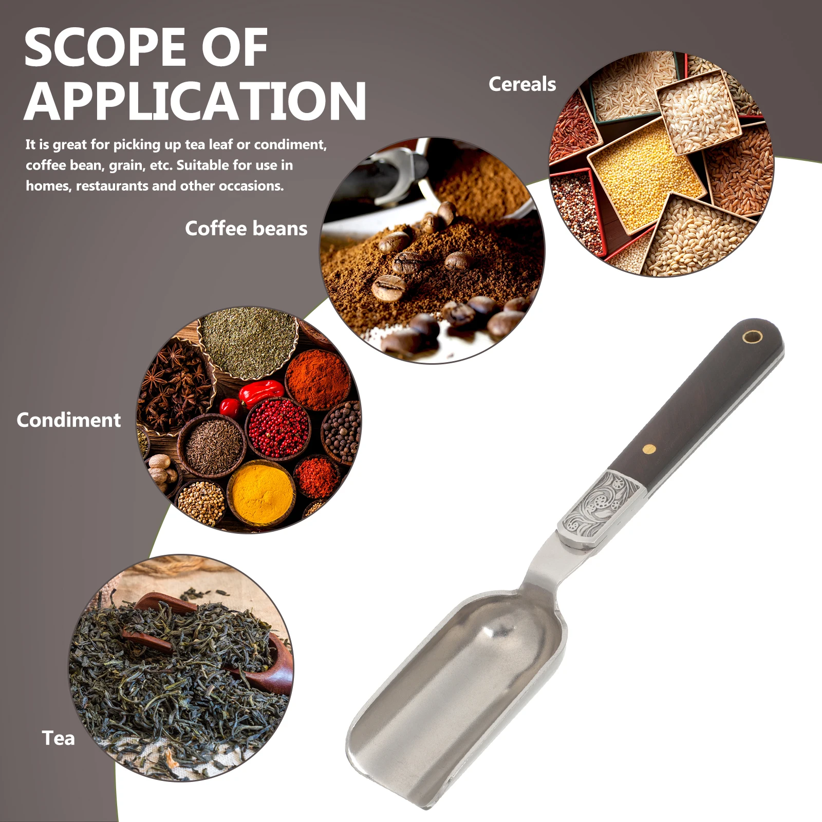 

Tea Spoons Hot Classical Gongfu Accessories Retro Teaspoon Scoop Loose Tea Coffee Bean Small Cube Candy