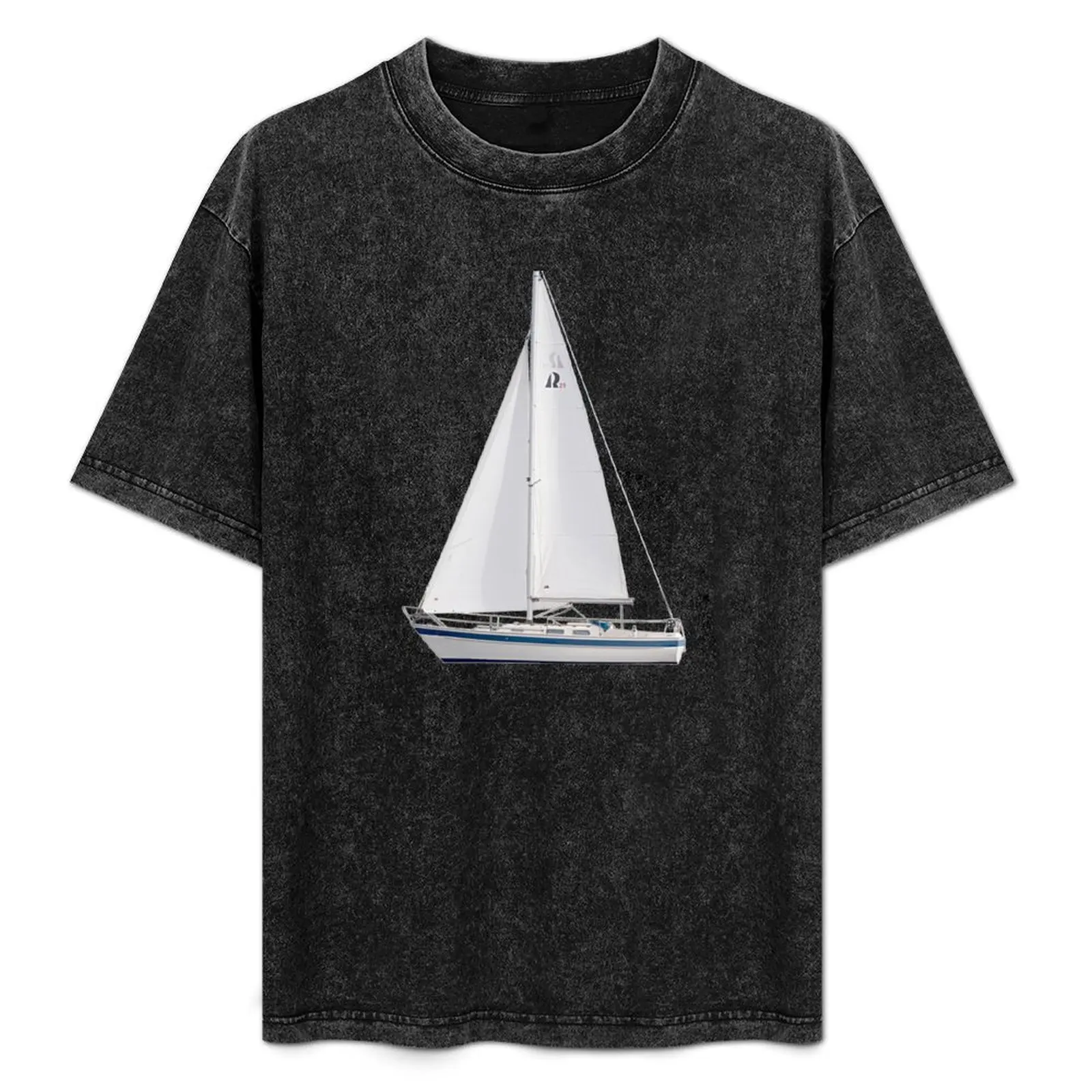 

HR 29 Sailboat T-Shirt blacks vintage graphic tee anime stuff cute clothes Men's clothing