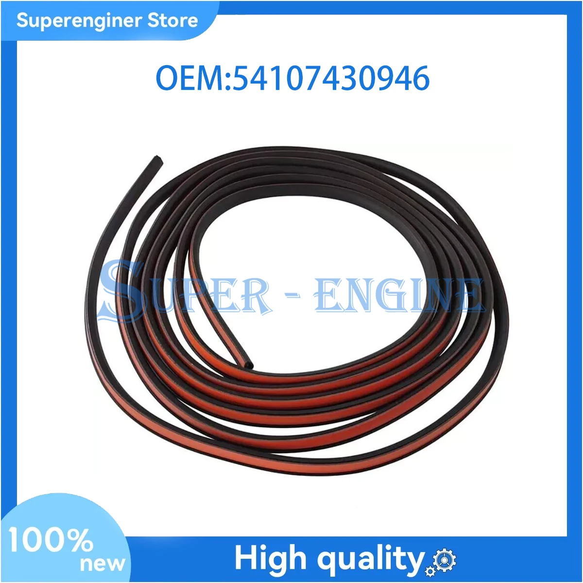 54107199533 54107430946 Sunroof Frame Seal Surrounding Weatherstrip For BMW X1 X3 X5 E84 F25 E70 F15 F85