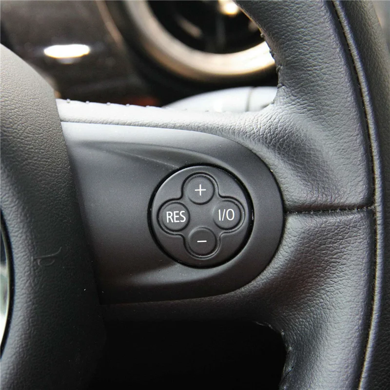 

For BMW MINI Cooper R55 R56 R57 R58 R59 R60 R61 Multifunction Audio Cruise Car Steering Wheel Control Switch Trim Cover Parts-AS