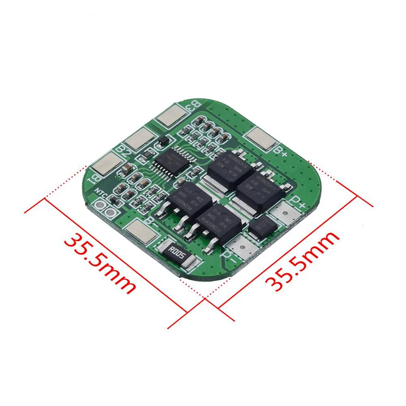 Placa de proteção de bateria empresarial 14.8v/16.8v 20a, placa de proteção bms pcm para bateria de lítio licoo2 limn2o4 18650 li