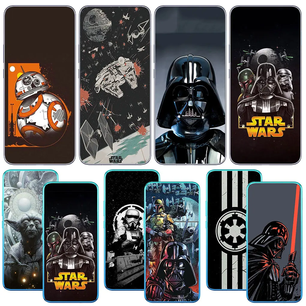 S-Stars Yodas W-Wars Darths Vaders for Motorola Moto G13 G14 G53 G54 G62 G72 G82 G84 E13 E20 G42 G32 G23 G22 Phone Cover Case