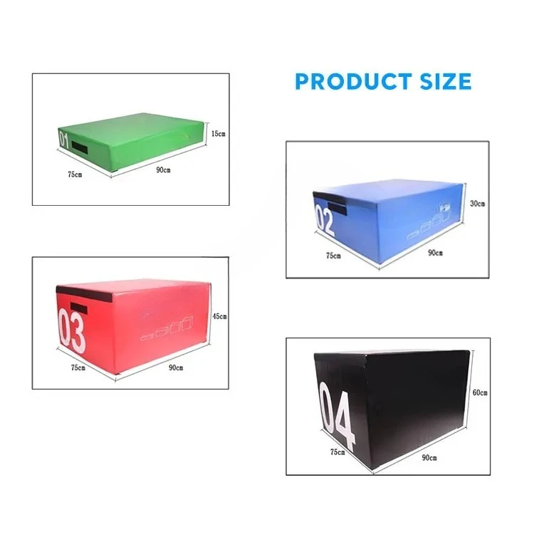 30Kg box jumping box custom logo fitness exercise 3 in 1 box