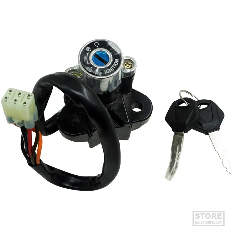 

Universal Motorcycle Modified Ignition Key Lock Kit Switch Moto Off-road Vehicle Parts For GSXR600 7500 GSF600 1200