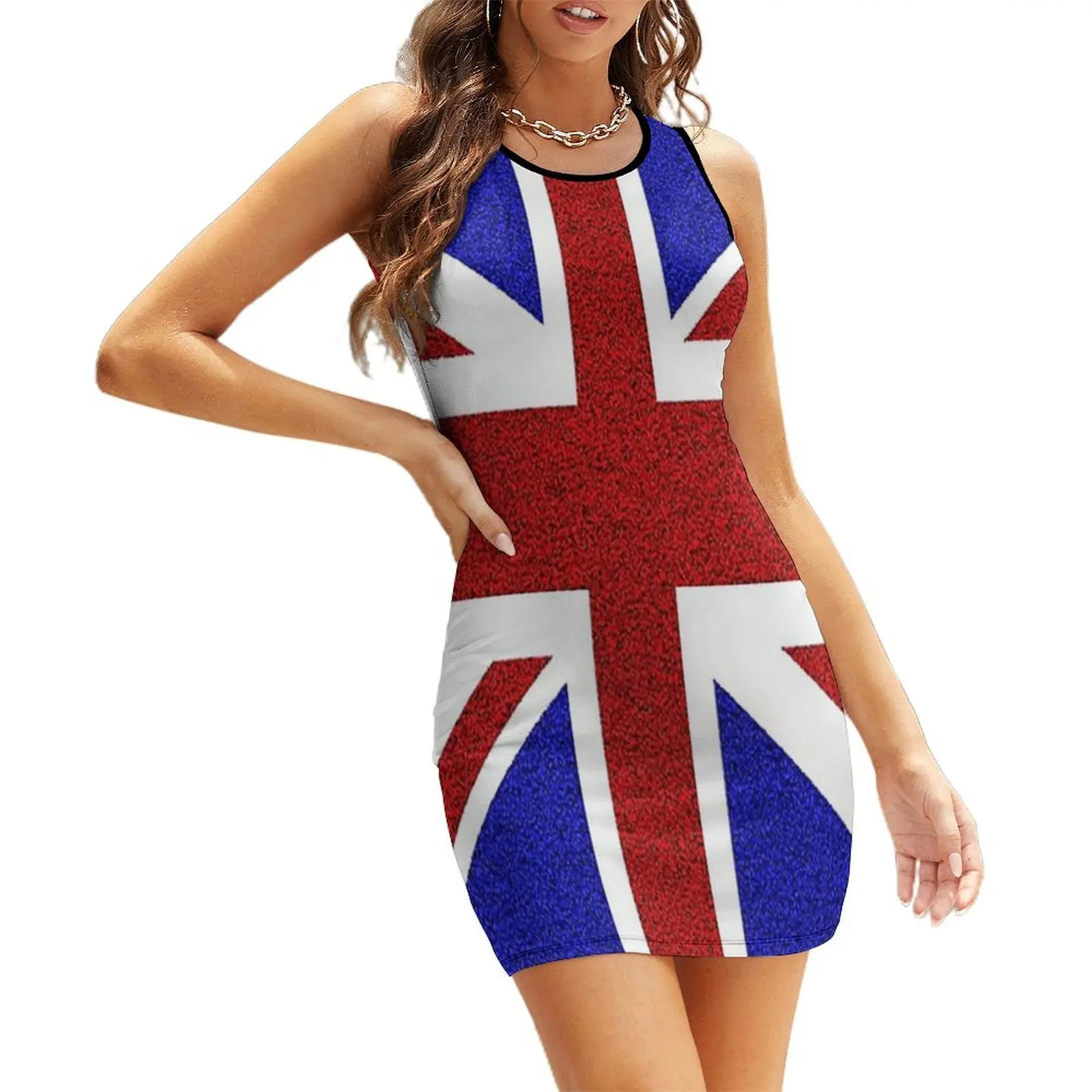 

Union Jack flag Sleeveless Sundress wedding dresses for parties summer dress for women 2025 clothes for woman